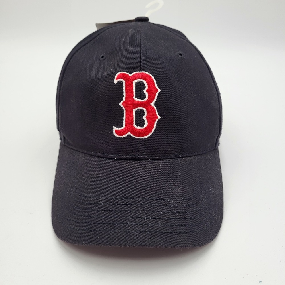 Boston Red Sox Adjustable Hat Mens Womens One Size Fits All Blue 100% Cotton